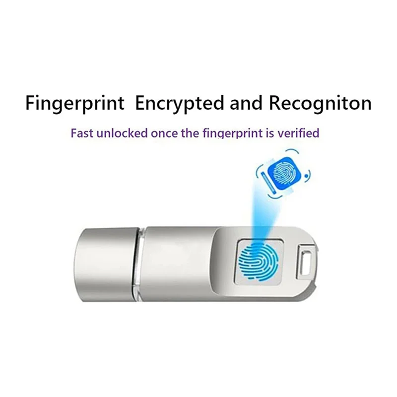 Fingerprint USB3.0 Flash Drive 32G Accurate Identificaiotn Privacy Management Key USB Fingerprint Flash Drive