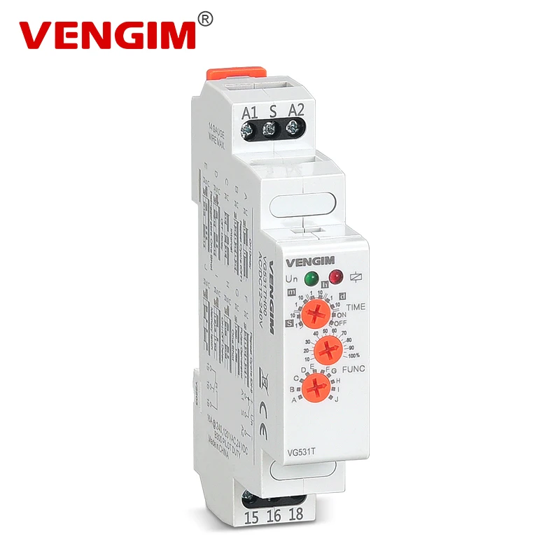 Multi-function Time Relay 220v 24v 12v AC DC Timer On Off Delay Relay with 10 Functions