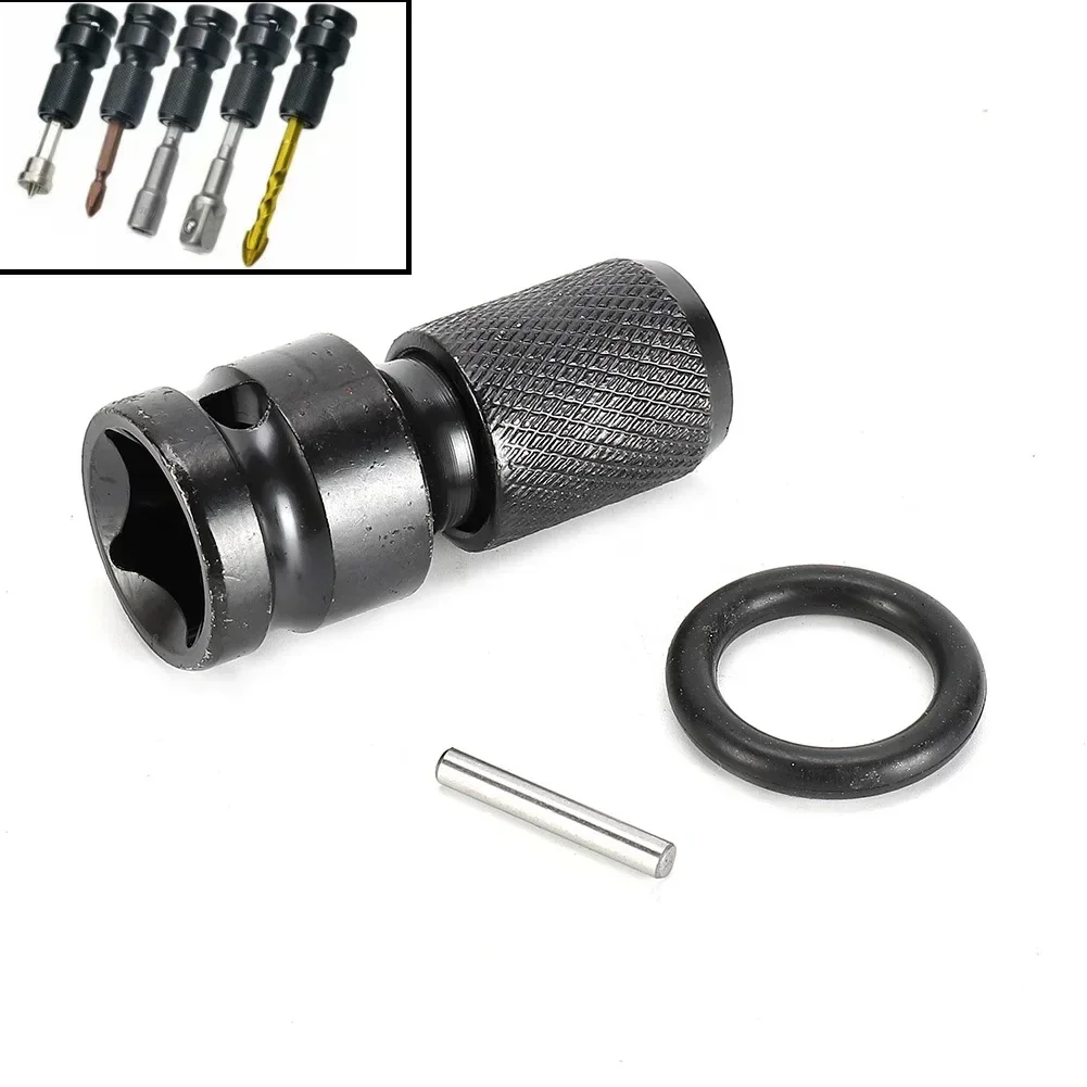 

Expansion Adapter Converter Chuck 1 2inch 1 4inch Steel Vanadium Adapter Workshop Drive Home Ocket Power Tools