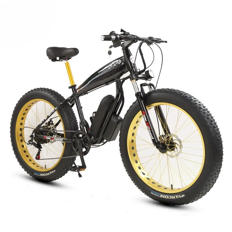

Popular 26-inch Mountain Bike Snow Fat Tires Good Quality Shock Absorber Off-road Bike Cruiser Bike