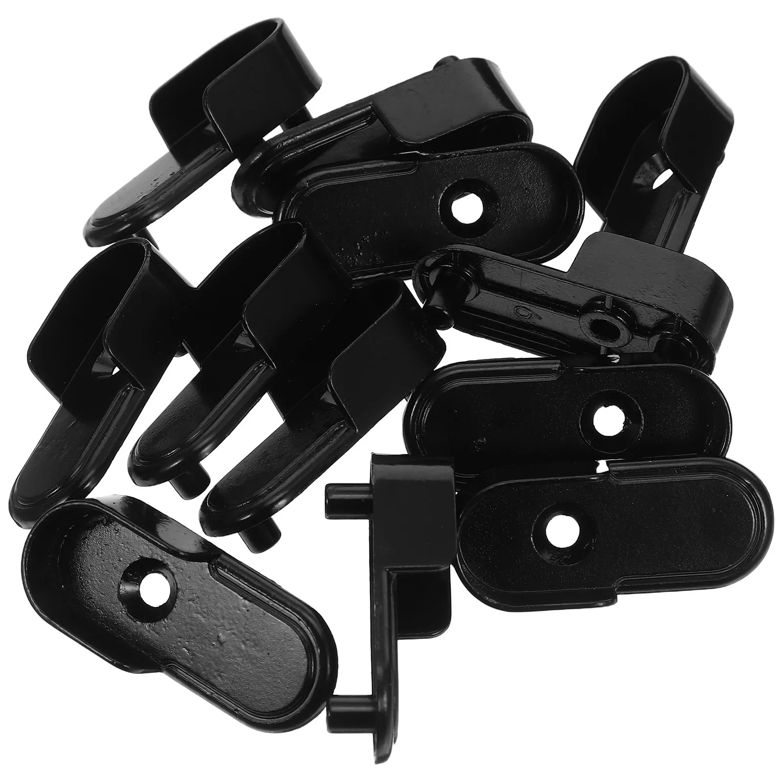 12Pcs Closet Rod End Support Brackets Heavy Duty Zinc Alloy Closet Pole Socket Holder Wardrobe Rail Support Brackets Clothes Rod