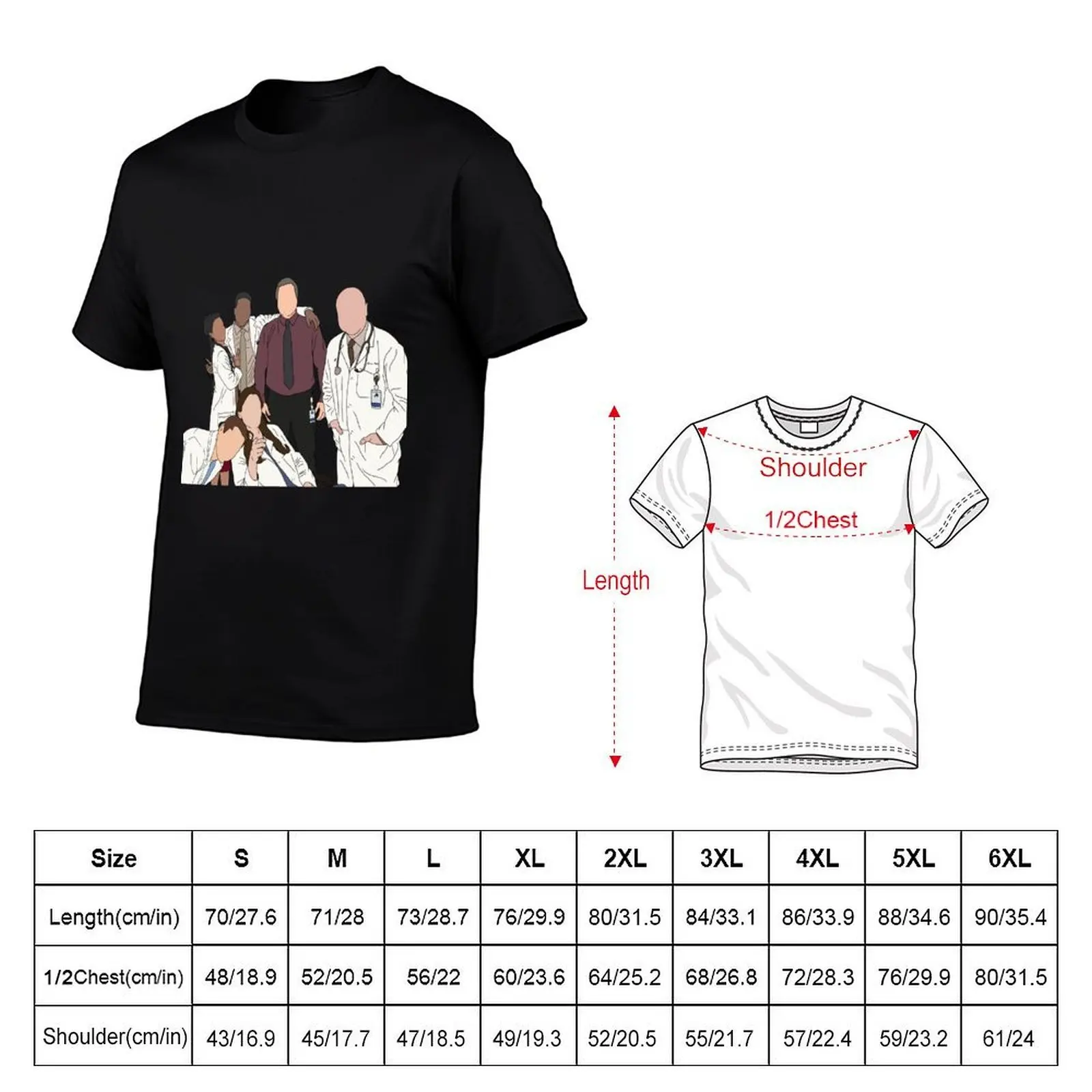 New Amsterdam cast T-Shirt High Elasticity Sports T-Shirt view 5
