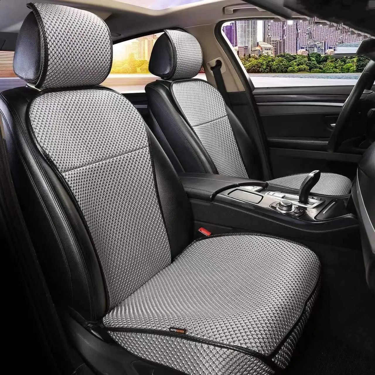 

Universal Car Seat Covers, 2-Piece Set, Breathable Four Seasons Protection for Most Vehicles