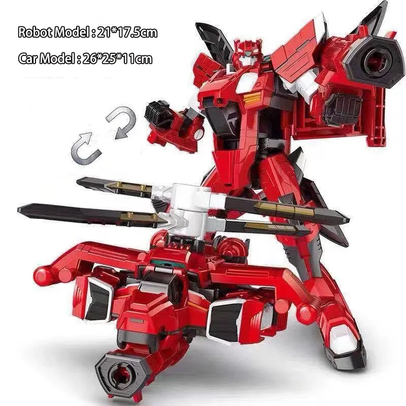 MiniForce 5 in 1 Penta X Ranger Transformation Robot Bot PENTATRON Model Mini Force Deformation Combiner Action Figure Toys KO
