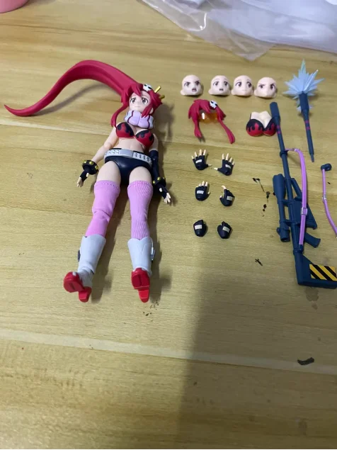 متوفر في المخزون الأصلي ANIPLEX BUZZ mod Tengen Toppa Gurren-Lagann أنيمي الشكل ليتنر يوكو الشكل جمع تمثال مكتب اللعب الهدايا