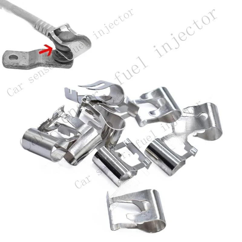 Q+ 10pcs Car Front Windshield Wiper Motor Linkage Rods Arms Link Metal Repair Clips