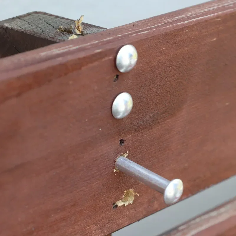 Aluminiumlegierung Halbrundkopfnieten Knock Type Percussive Hammer Drive Blechschraube für Reparaturwerkzeuge Zubehör