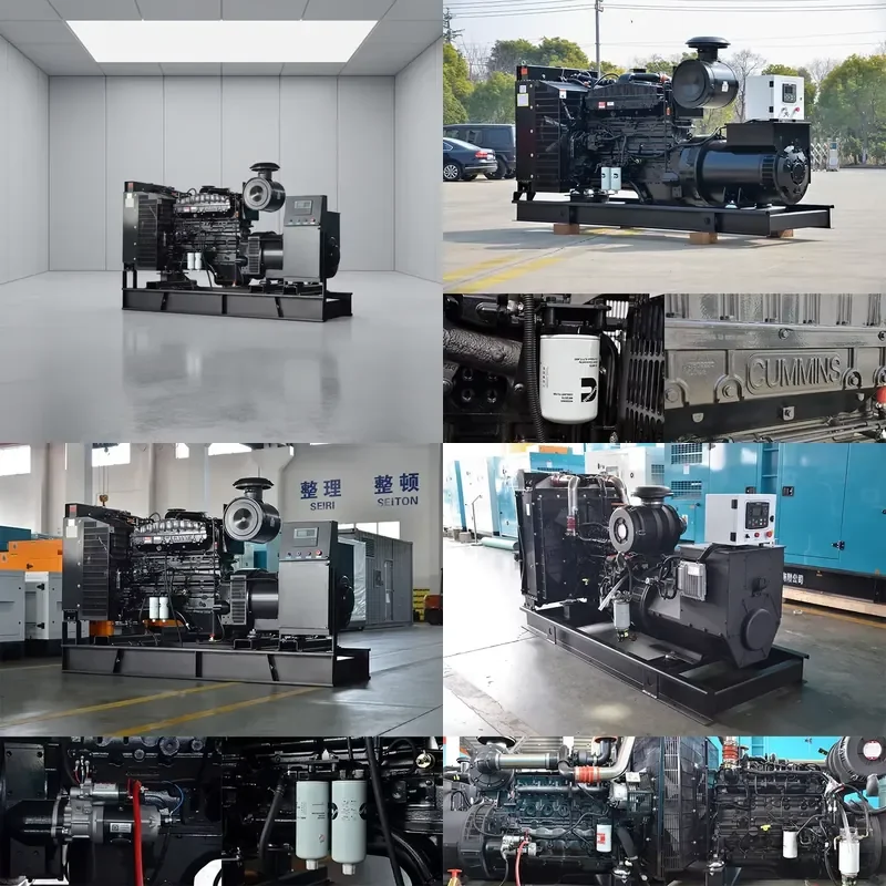 NTA855-G1A 250kw 300kva Automatic Generator Open Frame Auto Start ATS Jianghao