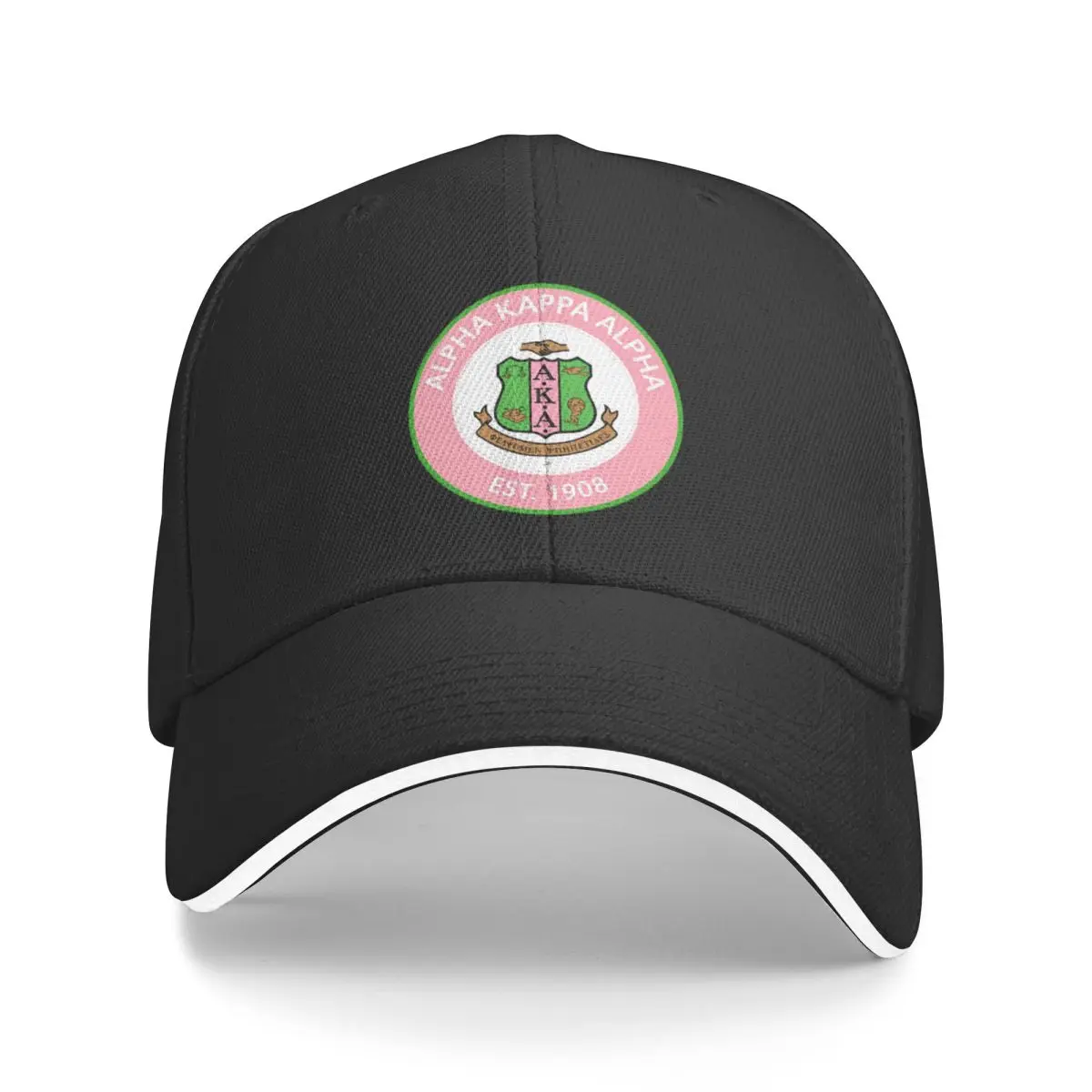 AKA EST.1908 Alpha Kappa Alpha Sorority Camping Baseball Cap For Womens Outdoor Coquette Beach Dad Hats Sport Peaked Cap