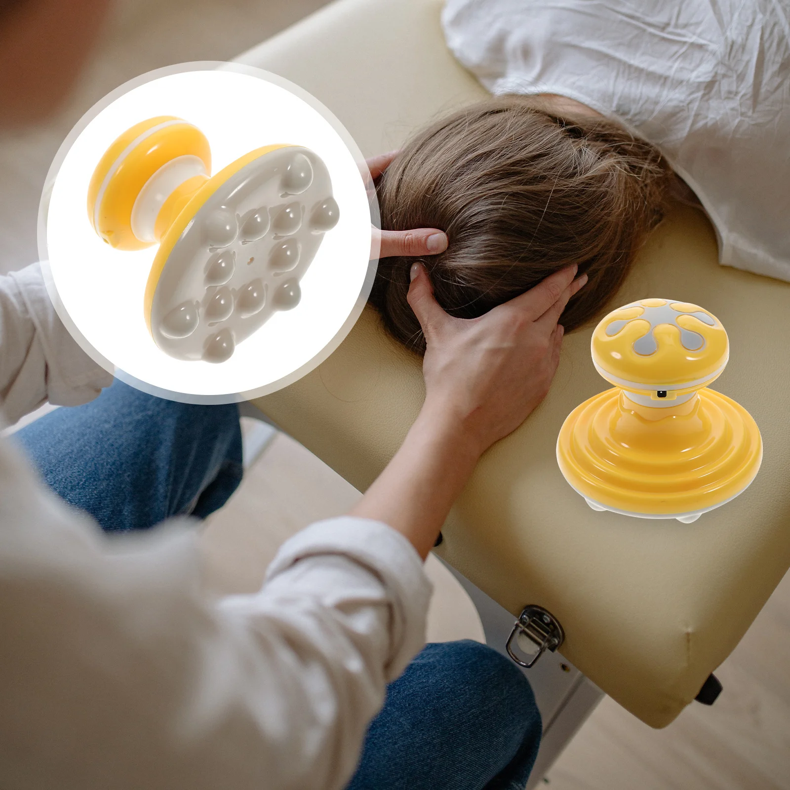 

Mini Hand-Held Electric Face Slimming Massager USB Charging Powered Neck Shoulder Back Arm Leg Massage Device Light