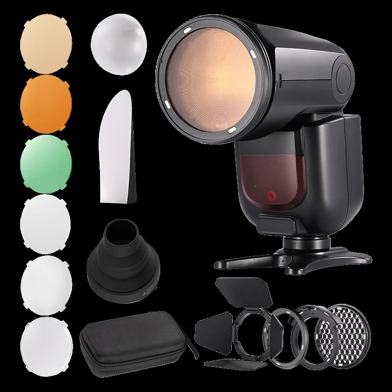 

CRM2 flash magnetic light accessories, round head square head machine top light accessories
