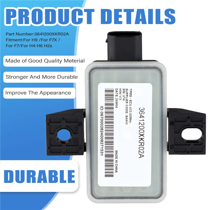 

3641200XKR02A Tire Pressure Monitoring Receiver For Great Wall Haval F7 F7X Tire Pressure Monitoring Module