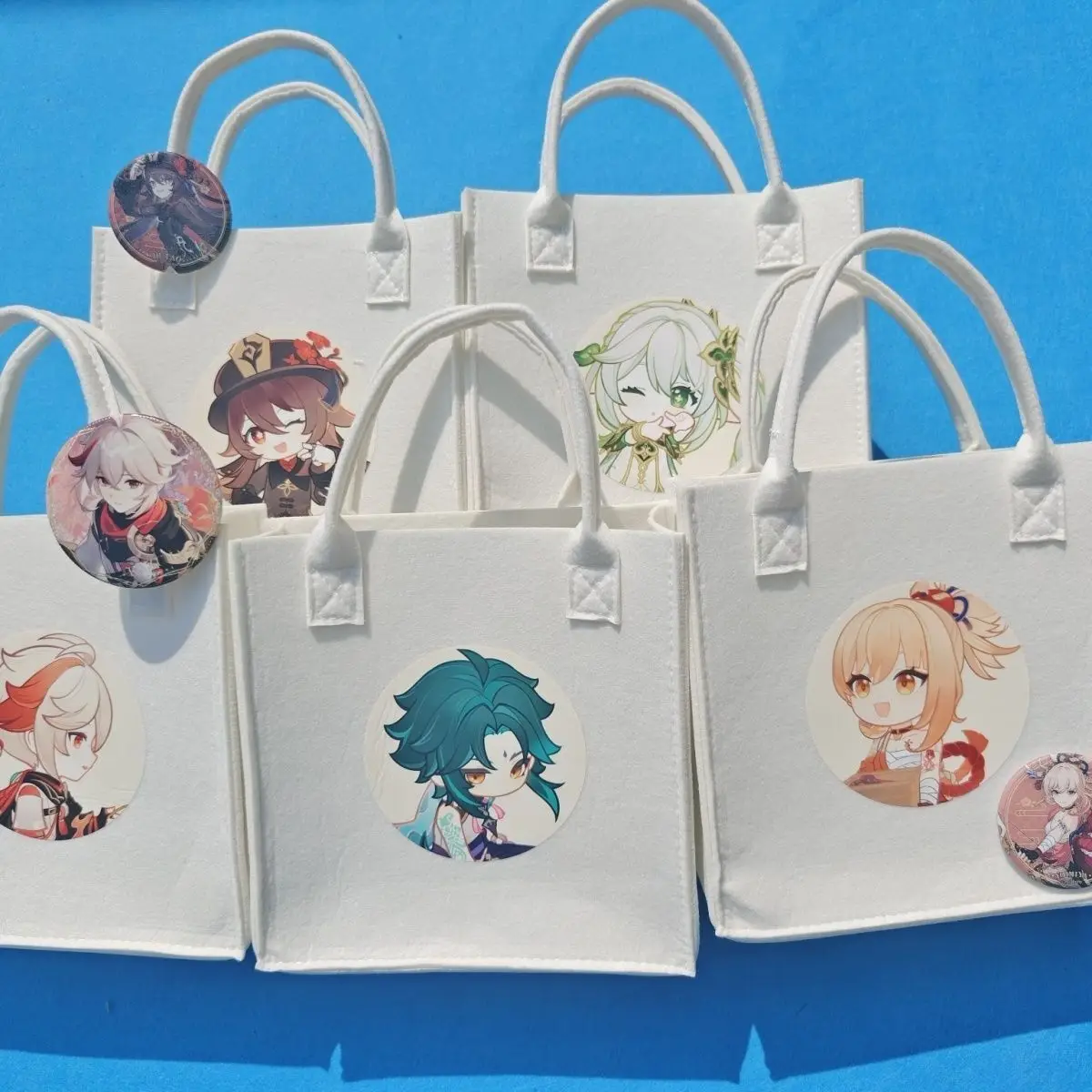 

Genshin Impact Xiao Palace Grass God Manyo Xiu Walnut High-Value Transparent Bag Student Handheld Anime A