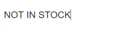 NOT IN STOCK NO AVAILABLE