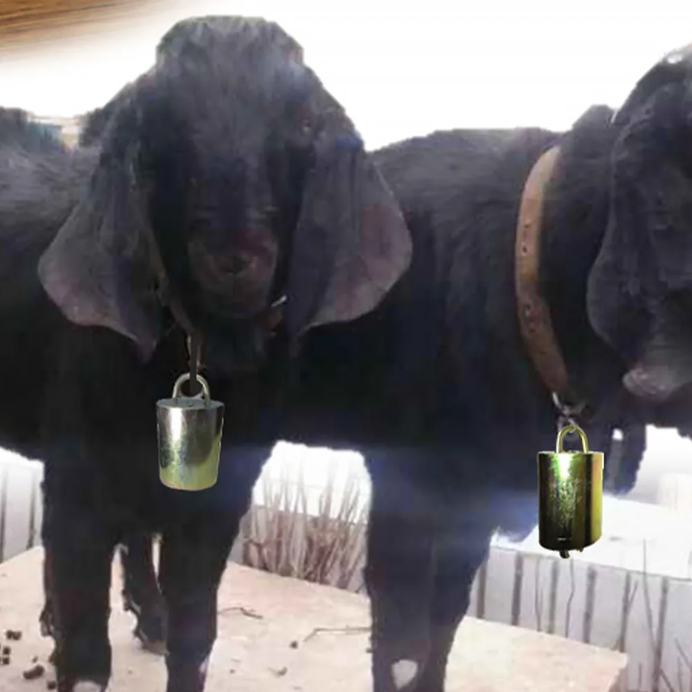 

4 Pcs Cow Bell Lightweight Bells Crafts for Sporting Events Pet High-quality Alloy Galvanized Sheep Livestock Loud