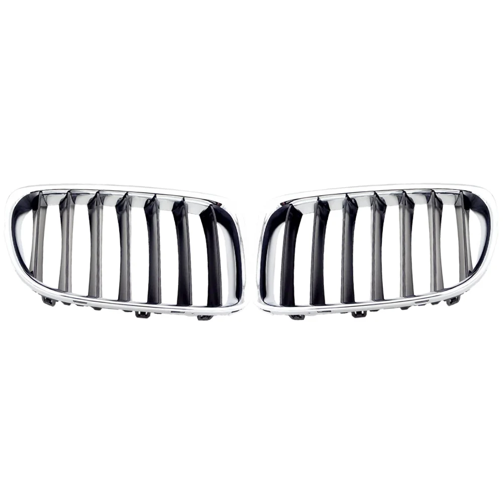 

Dual Slats Front Hood Kidney Grill Grille Fit For BMW X1 E84 2009-2014 SUV 51112993305 51112993306 Car Auto Parts