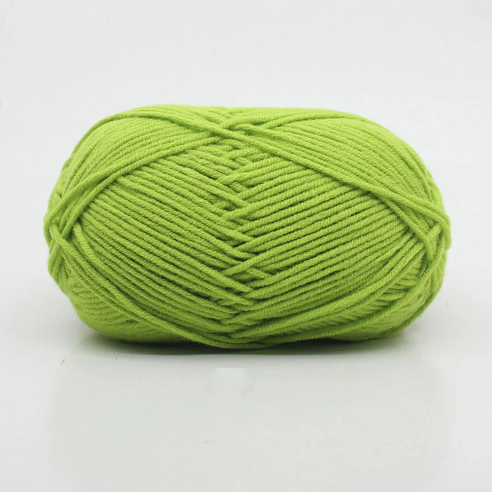 Green Cotton Yarn 8 Rolls Serious Cotton Knitting Threads Shawl Craft Clothes Shawl Making Material