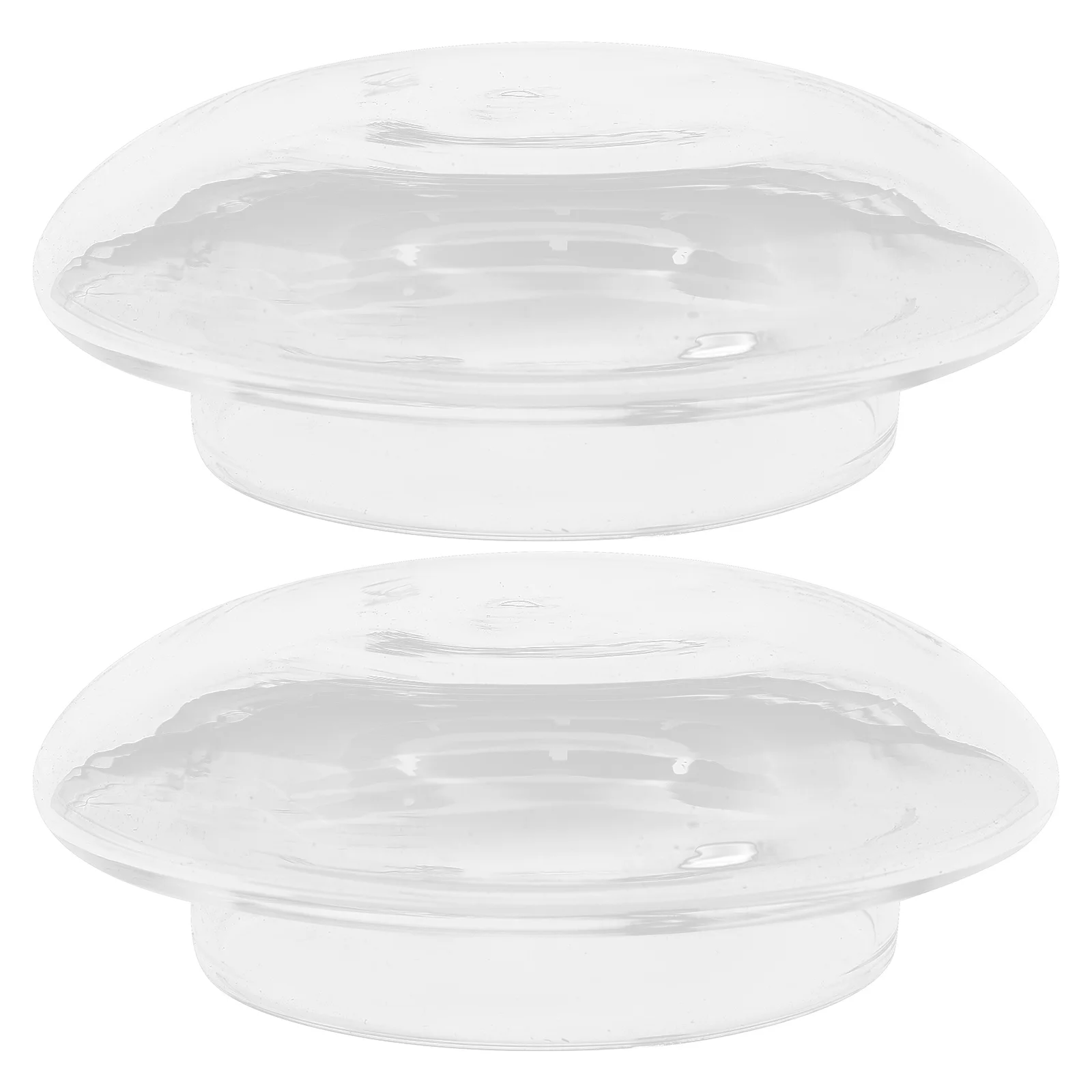 

2 Pcs Clear Tea Cup Lid Cover for Mug Covers Replacement Teacup Transparent Lids