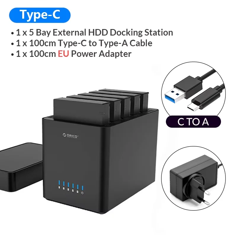 ORICO 5-Bay USB 3.0 SATA HDD Docking Station