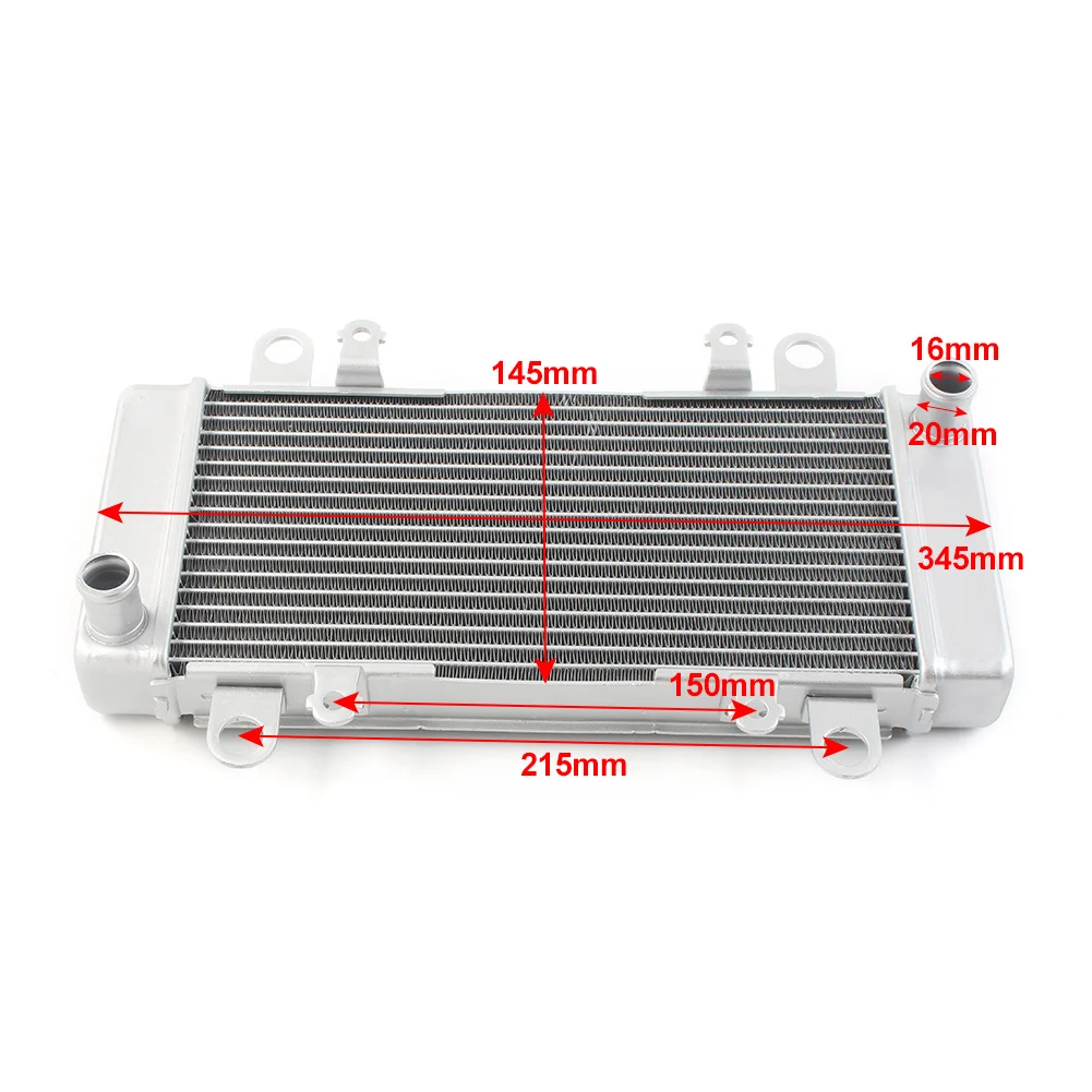 Motorcycle Radiator Cooler For Kawasaki  NINJA 250/300 Z250 Z300 2013 2014 2015 2016 2017 2018 2019