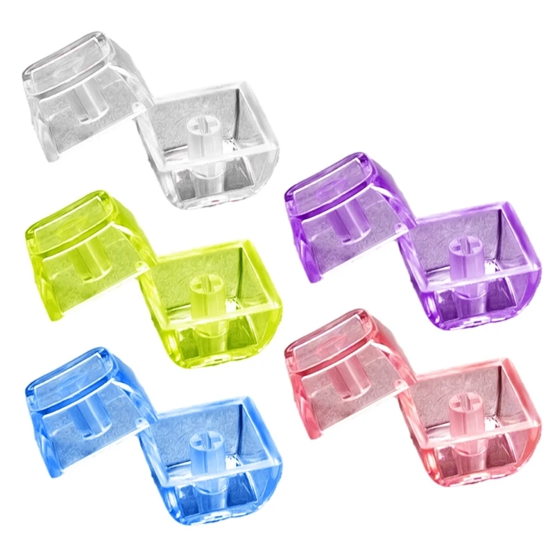 Customized XDA Fully Transparent Non Engraved Keycap Thickness 1.7mm PC Material With Transparent Support Backlit 10PCS