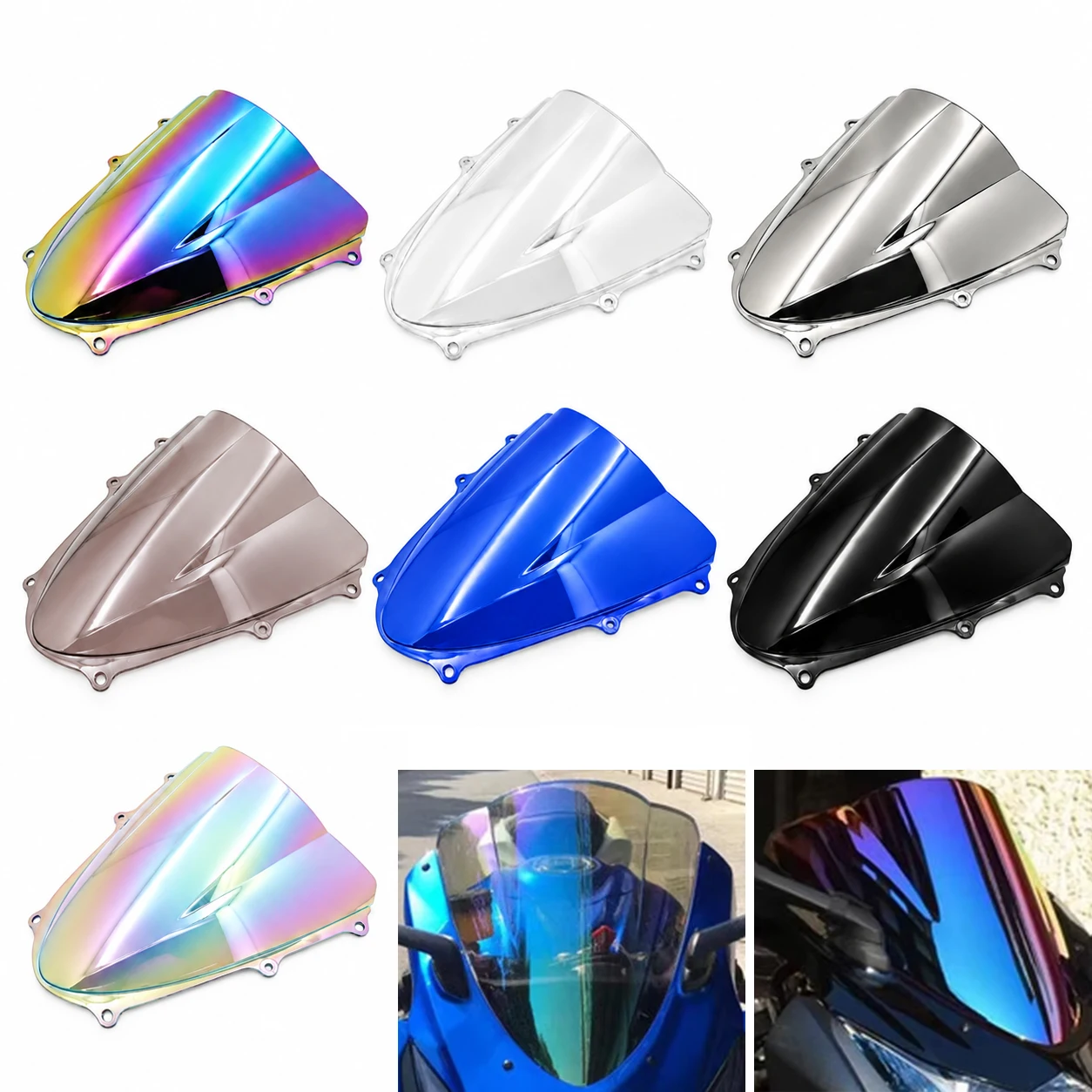 Motorrad-Windschutzscheibe für SUZUKI GSXR1000 GSX-R GSXR 1000 K9 GSX-R1000 2009-2015 2016 Windschutz Verkleidung Deflektor Zubehör