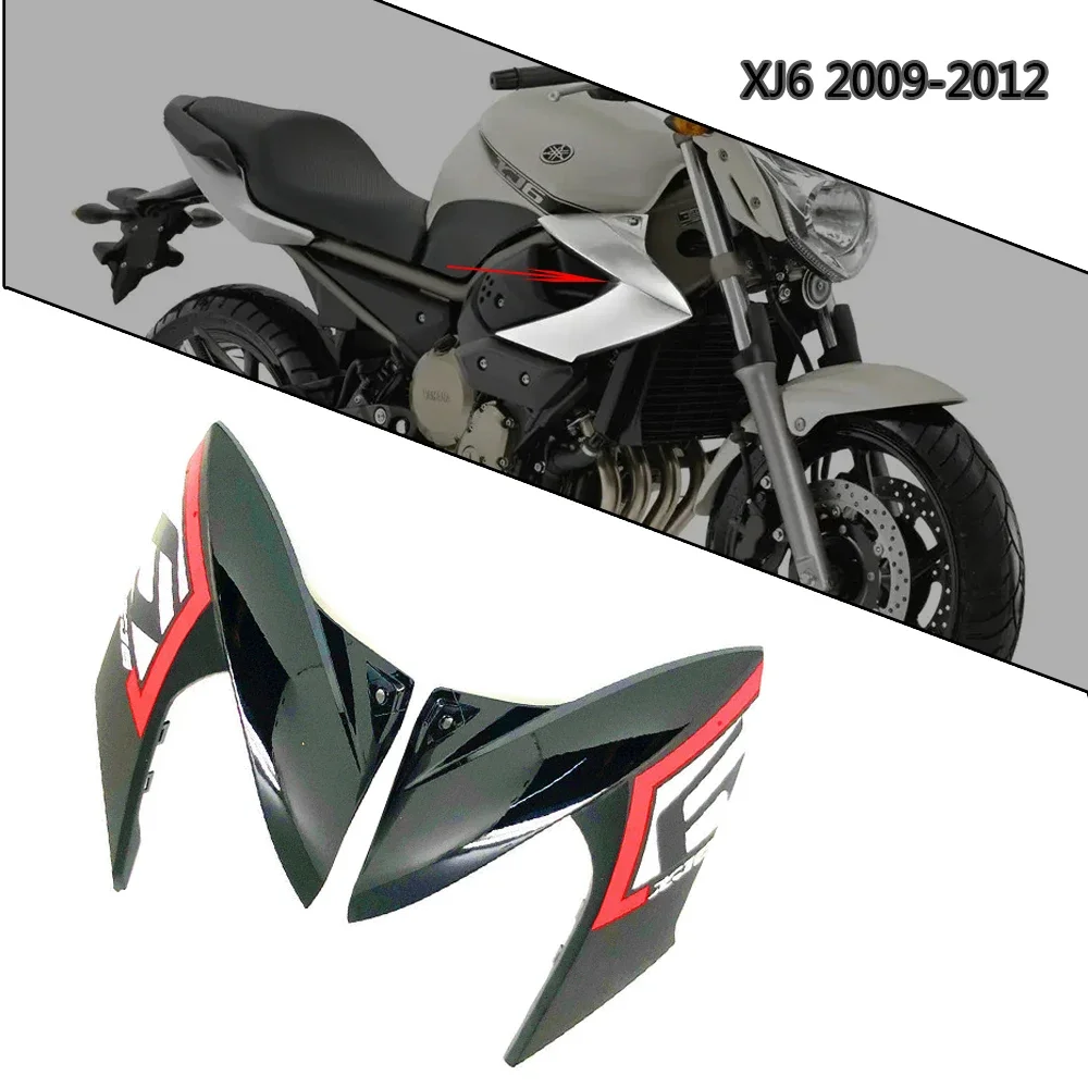 Motorcycle RED Side Fairing Panel Bodywork Frame Injection Fairing Body Frame Cover For Yamaha XJ6 2009 2010 2011 2012   XJ 6