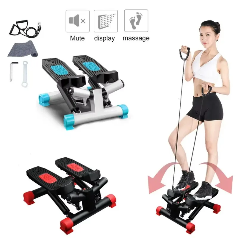 لوح متدرج هوائي منزلي جديد لعام 2025 - جهاز مشي مدمج مع أشرطة مقاومة، معدات لياقة بدنية داخلية