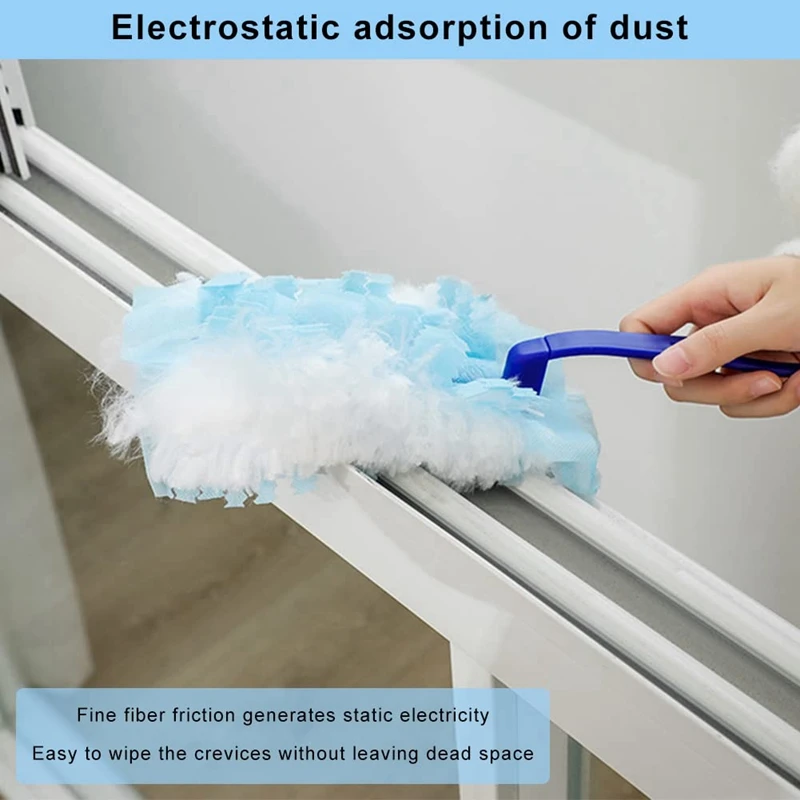 Duster Kit, 1 Duster + 10 Refills, For Home Maintenance, Dust Duster Durable Easy Install