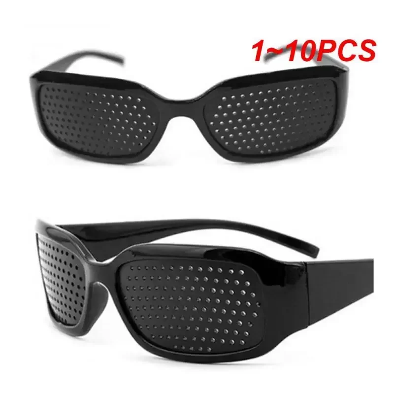 1~10PCS Anti-myopia Astigmatism Glasses With Holes Vision Correction Fatigue Pin Hole Glasses For Men Women Eyesight Improvement