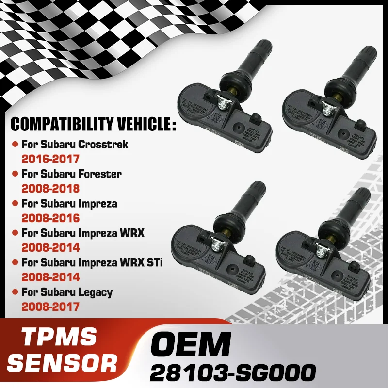 

For Subaru Crosstrek Subaru Forester Subaru Impreza Subaru Impreza Subaru Legacy Car TPMS Tire Pressure Monitor Sensor System