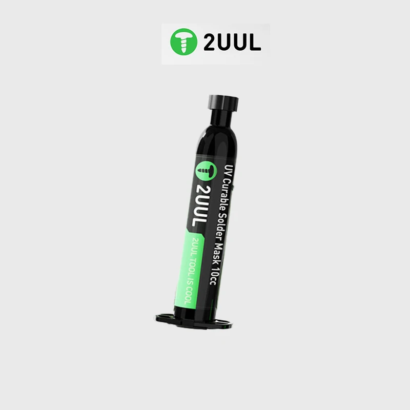 قناع لحام قابل للشفاء بالأشعة فوق البنفسجية 2 uul-UV لإصلاح الهاتف المحمول ، سلك قفز ، سريع الجفاف ، معجون لحام علاج ، زيت تدفق ، SC55 ، 10CC