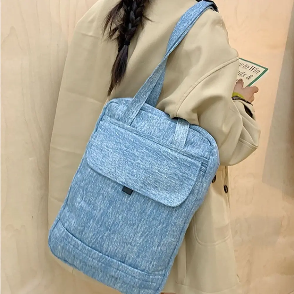 

Креативный подарок, полиэстеровая сумка для ноутбука, портативная дорожная сумка Y2K, сумка через плечо серебристого цвета