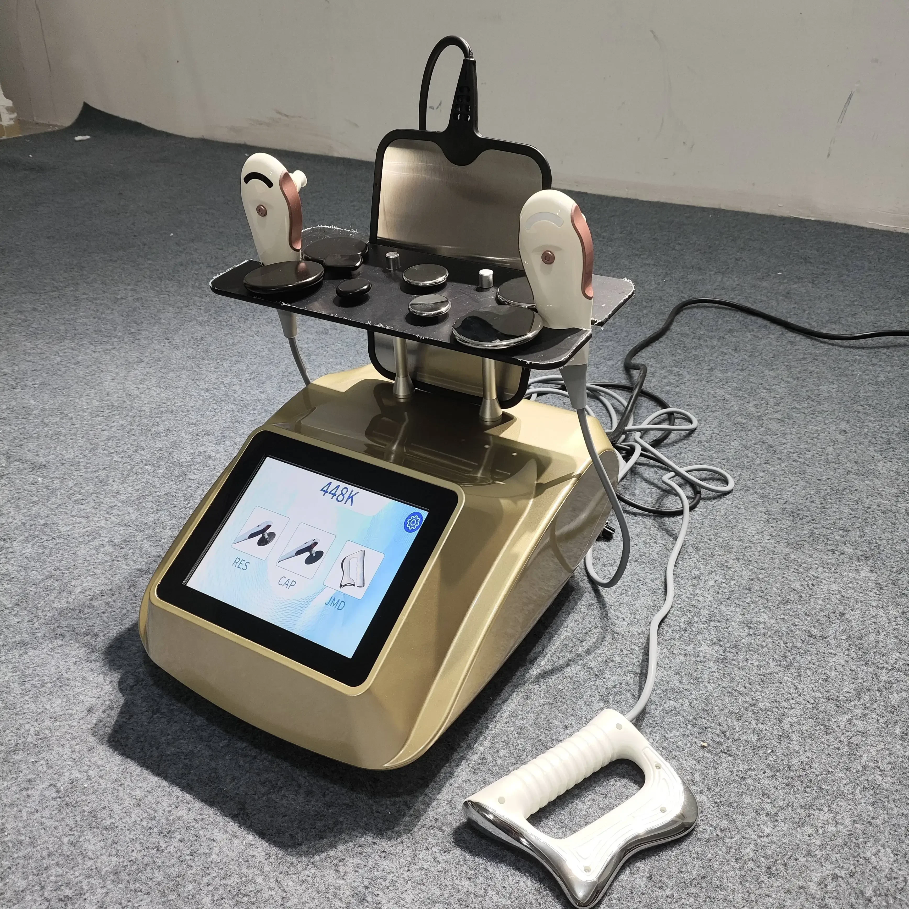 2025 448k Indiba Tecar portable therapy machine for pain relief physical device for sport injury, body massager for clinic Spa