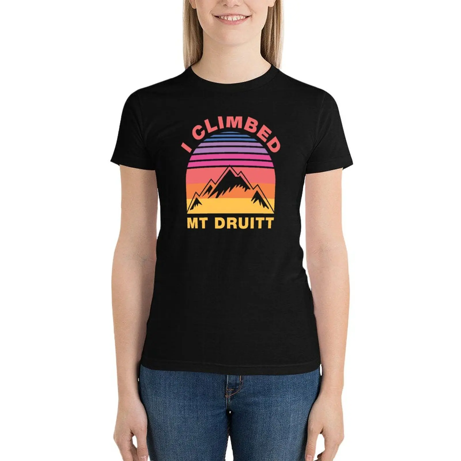 

I Climbed Mt Druit Funny Australia City Quotes T-Shirt Aesthetic clothing anime clothes Womens graphic t shirts