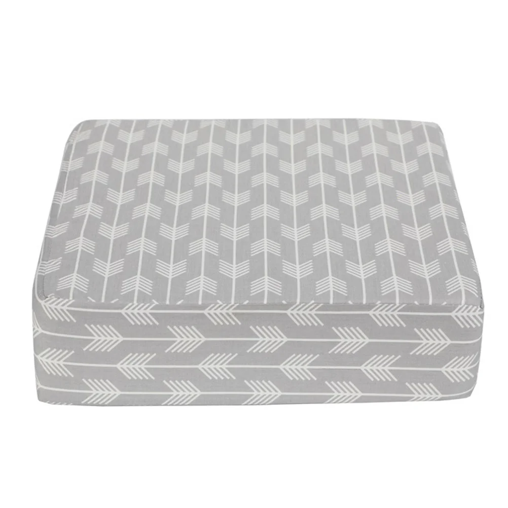 وسادة مقعد للأطفال خفيفة الوزن ومتينة لتناول الطعام ووسادة طعام للأطفال للاستخدام المنزلي والمطعم باللون الرمادي