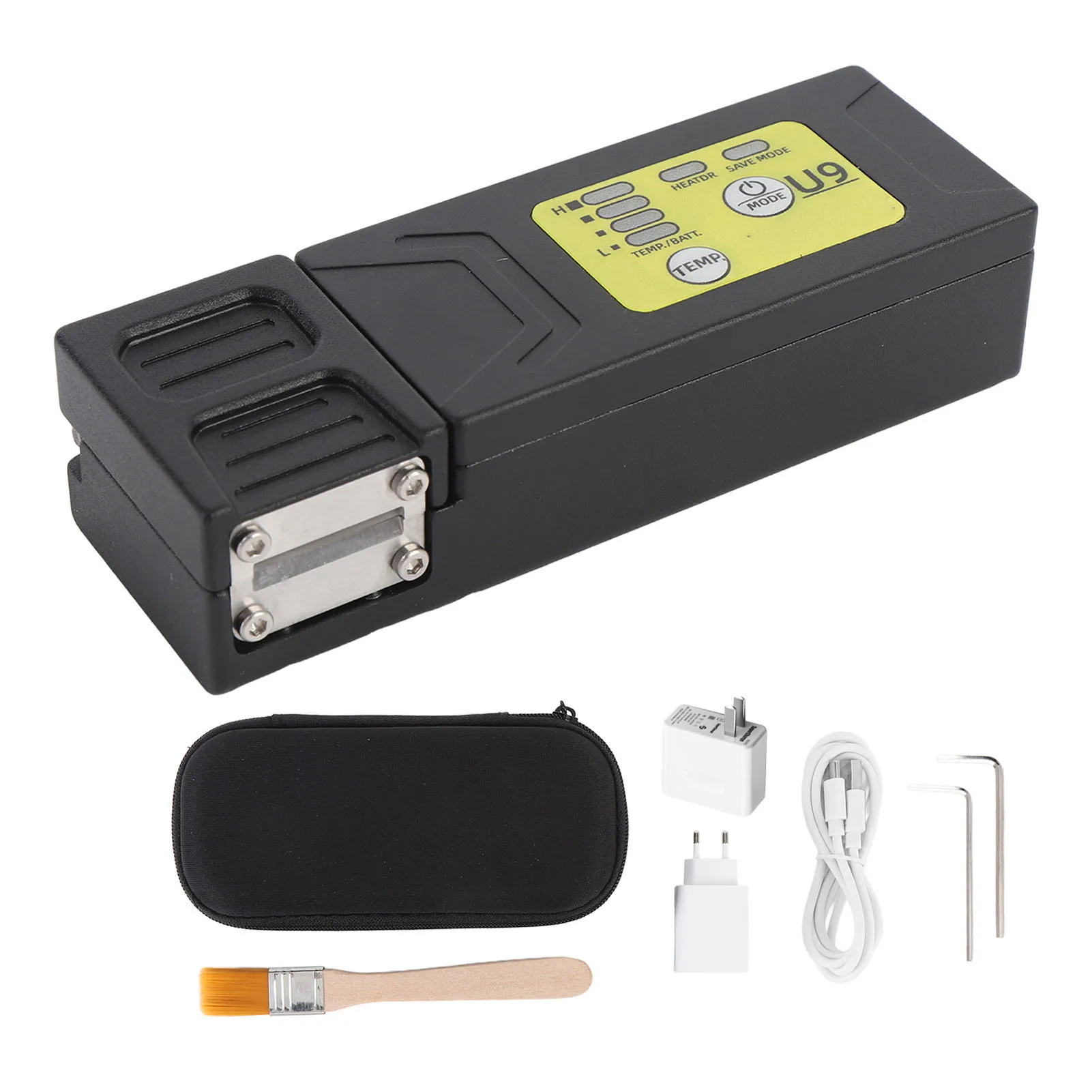 Descascador térmico de fibra óptica recarregável, ferramenta de descascamento de aquecimento automático para pacote de fita nua, fibras ópticas não visíveis