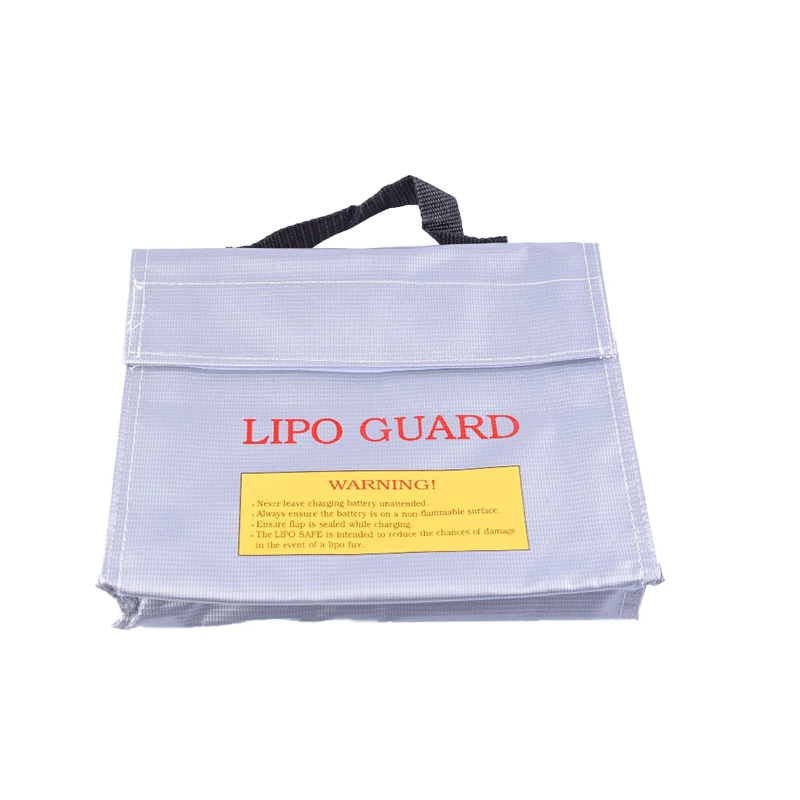 1 Stück Silber RC Produkte große feuerfeste Lipo Batterie tasche für sicheres Laden Lagerung-240mm x 65mm x mm