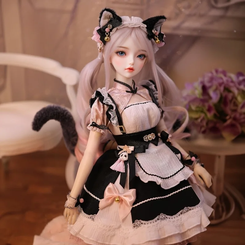 Boneca TPE de 23,6 pol., ossos resistentes, poses versáteis, maquiagem requintada, pele delicada, adequada para fotografia, festas