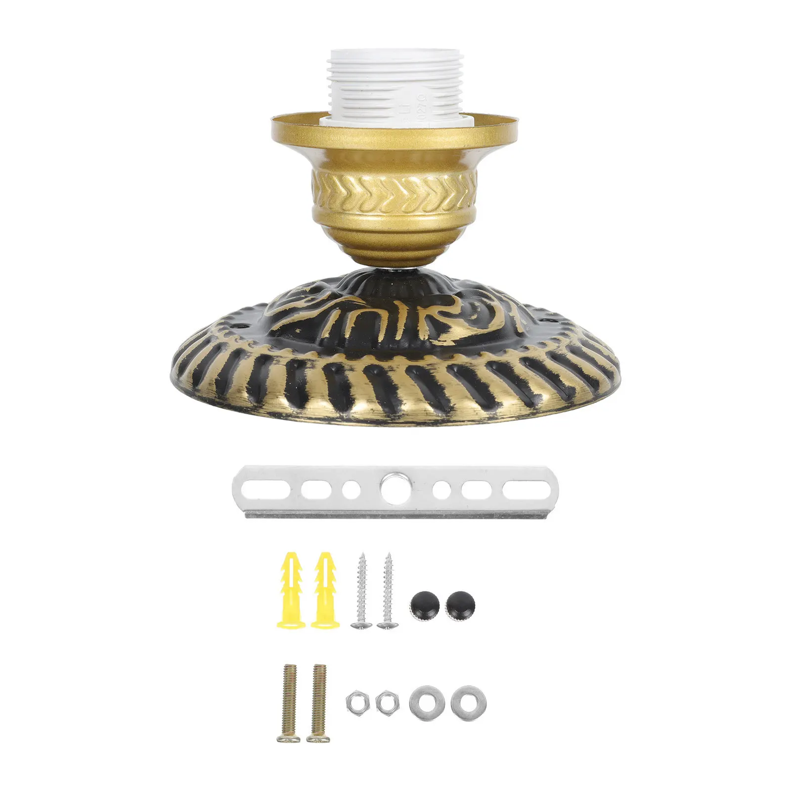 

1 Set Wall Sconce Lamp Holder E27 Screw Base Retro Chandelier Fixture For Hallway Kitchen Bar Ceiling Aisle Indoor Lighting