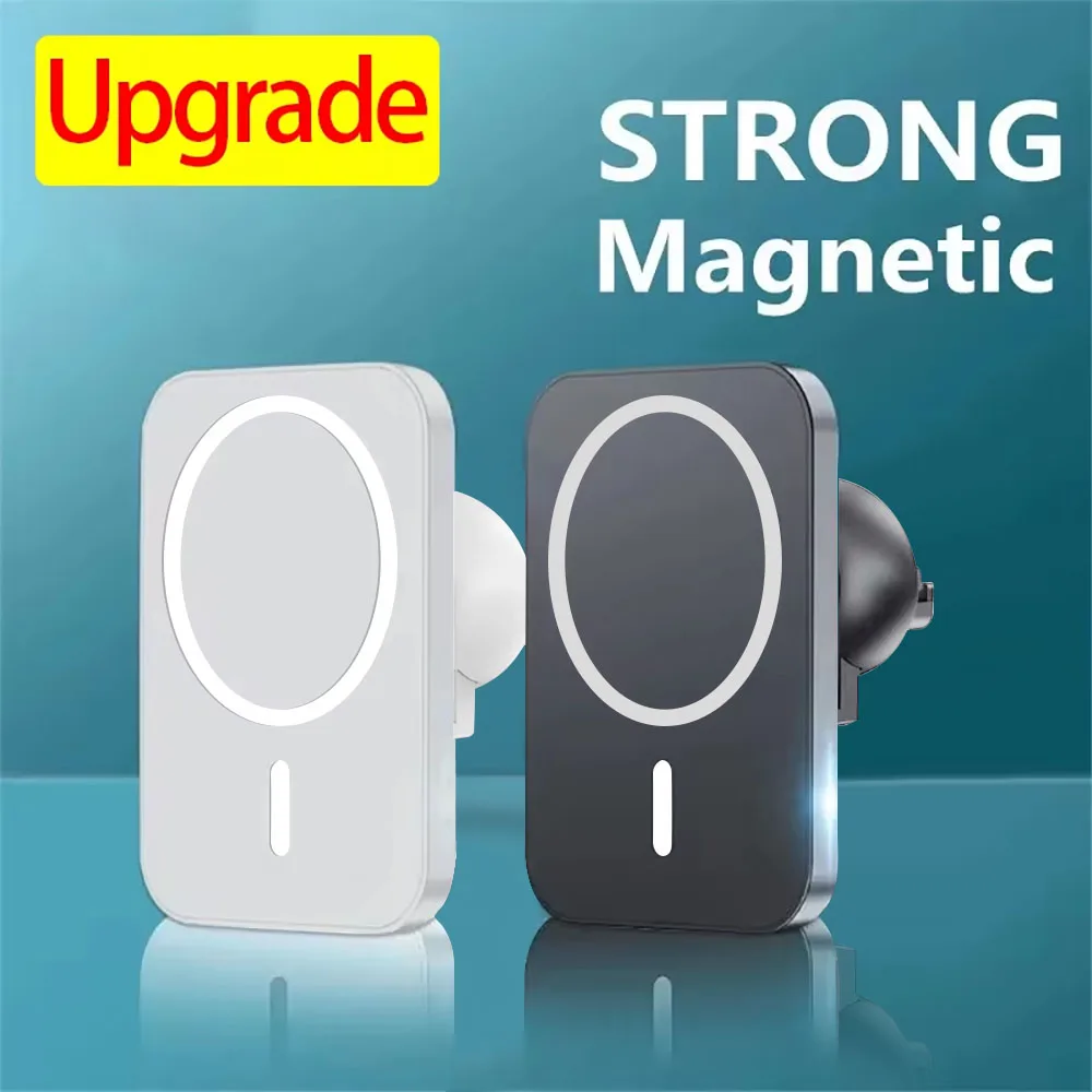 Magnetic Wireless Car Charger Air Outlet Phone Holder for iP