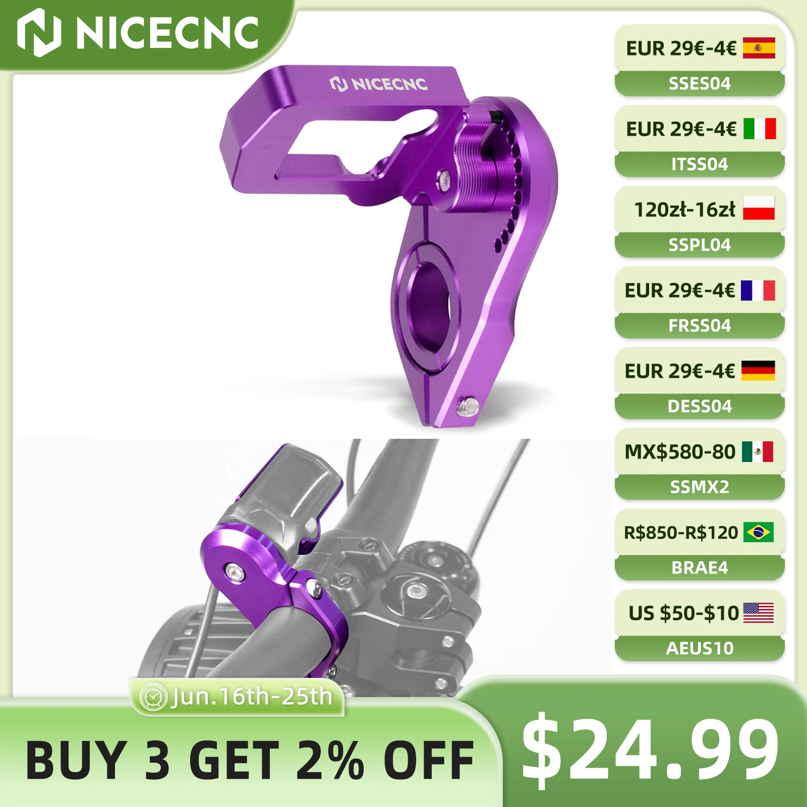 

For Surron Light Bee X Digital Display Relocation Bracket For SUR-RON Light Bee S/ L1E Segway X160 X260 Electric Dirt Bike 2025