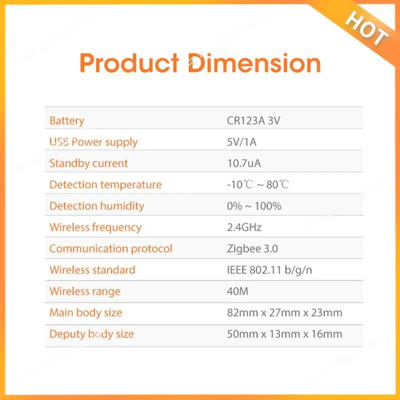 

A43M Tuya Smart Zigbee Датчик двери, окна Умный дом Беспроводной детектор дверей Приложение Дистанционная сигнализация Работа Поддержка Alexa Google Home Dur