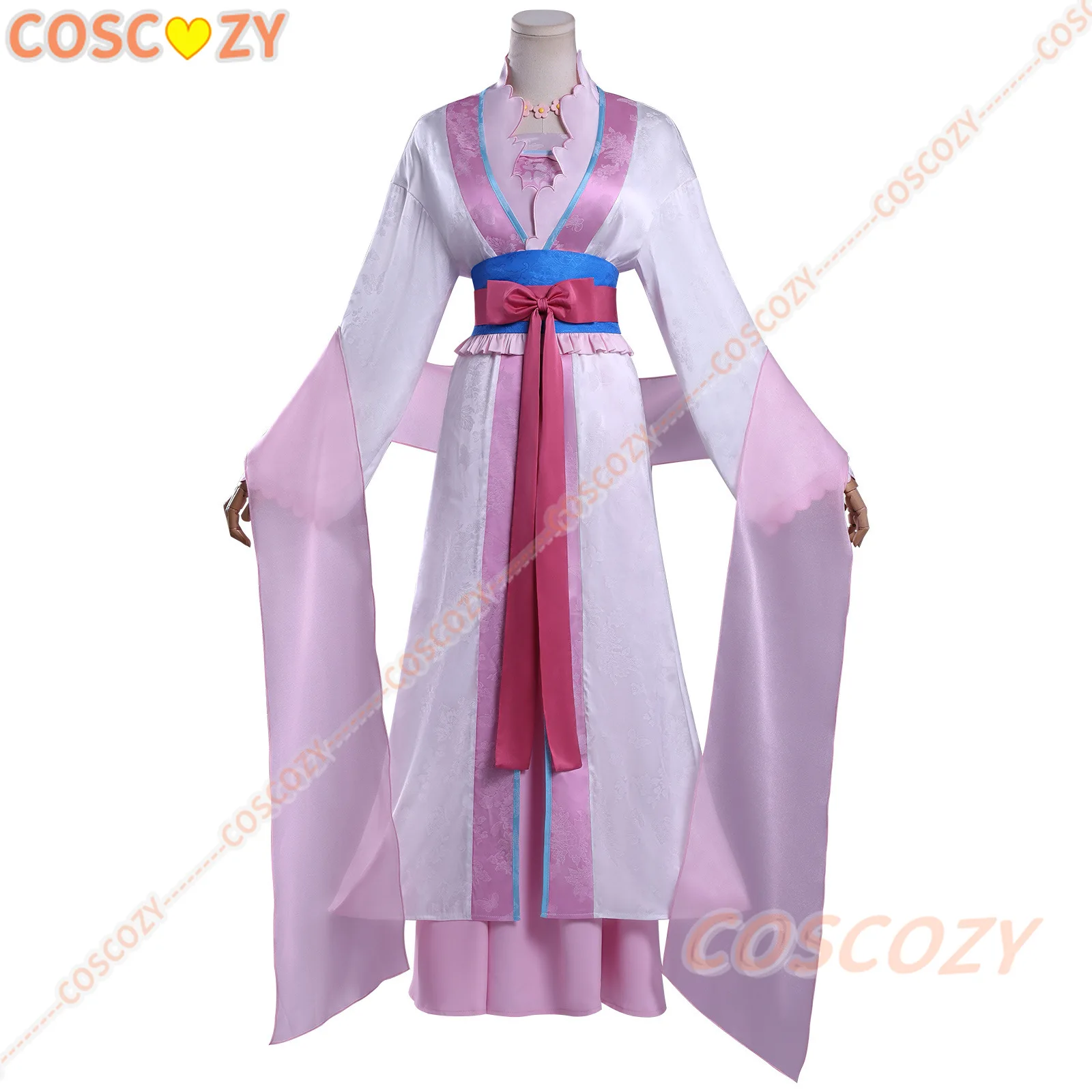 Anime The Apothecary Diaries Lishu Cosplay Costume Dress Hanfu Earrings Headwear Kusuriya No Hitorigoto Halloween Party Uniform - view 5