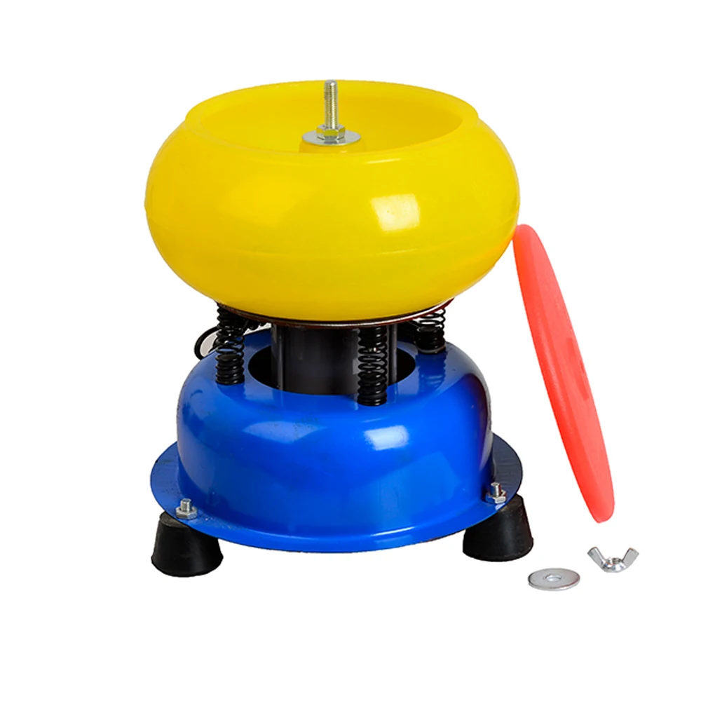 Large Jewelry Vibratory Tumbler Capacity 9KG Polisher Vibrating Tumbler Super Polishing Machine