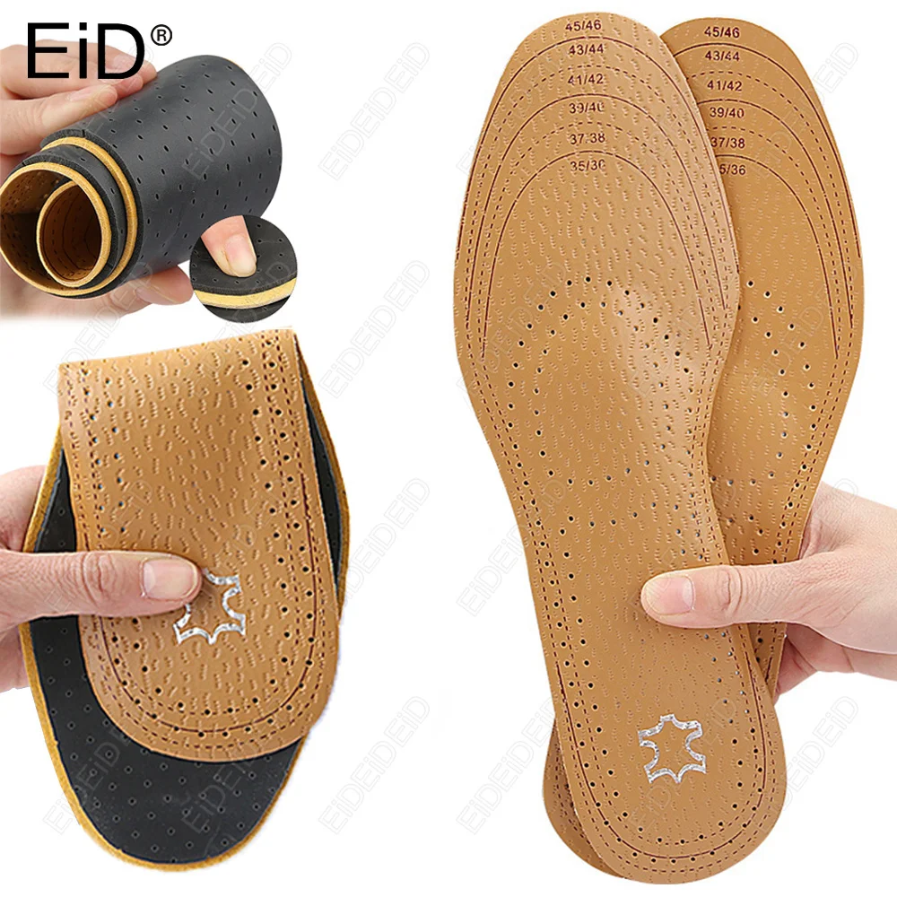

EID 1/2Pairs Unisex Orthotic Arch Support Sport Shoe Insoles Insert Cushion for Men Women Wear resistant Breathable Shoes Insole