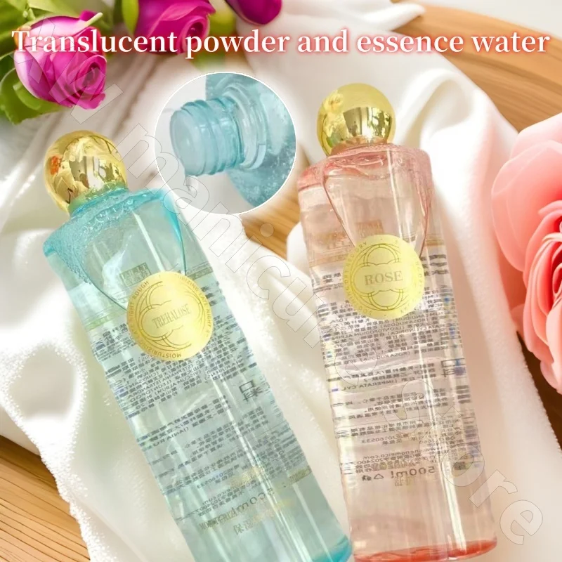 

Large Capacity Wet Compress Essence Water Moisturizing Moisturizing Refreshing Non-stick Brightening Skin Color Rose Toner 500ML