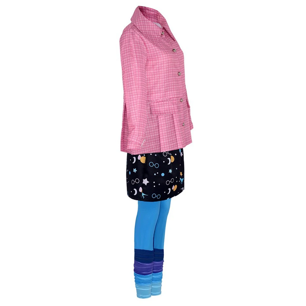 Disguise Luna Cosplay Costume Eyewear Lovegood Uniform Coat Skirt Pants Women Clothing Outfits Halloween Carnival Dress Up Suit view 3
