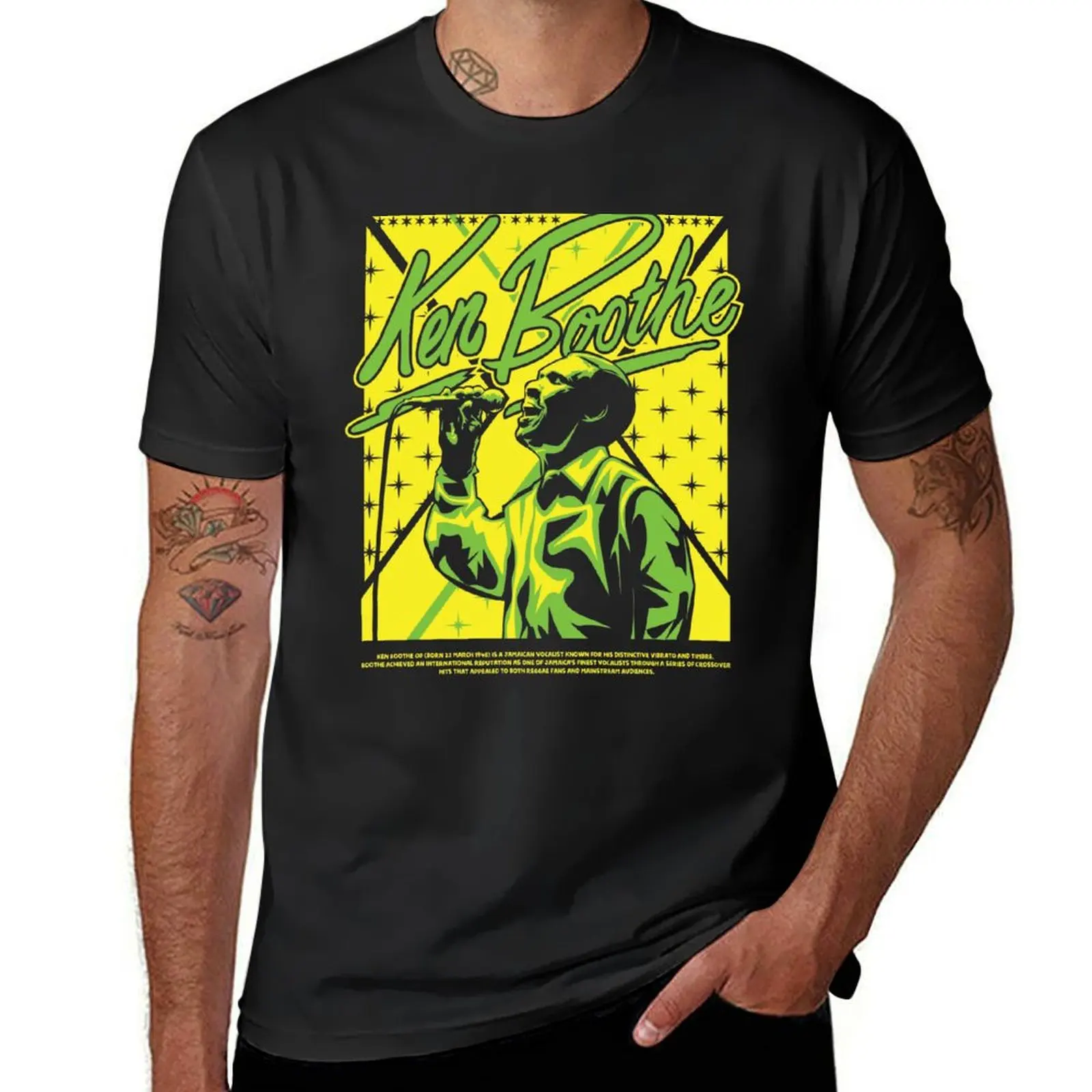 

KEN BOOTHE MR ROCKSTEADY T-Shirt sweat graphics men clothings