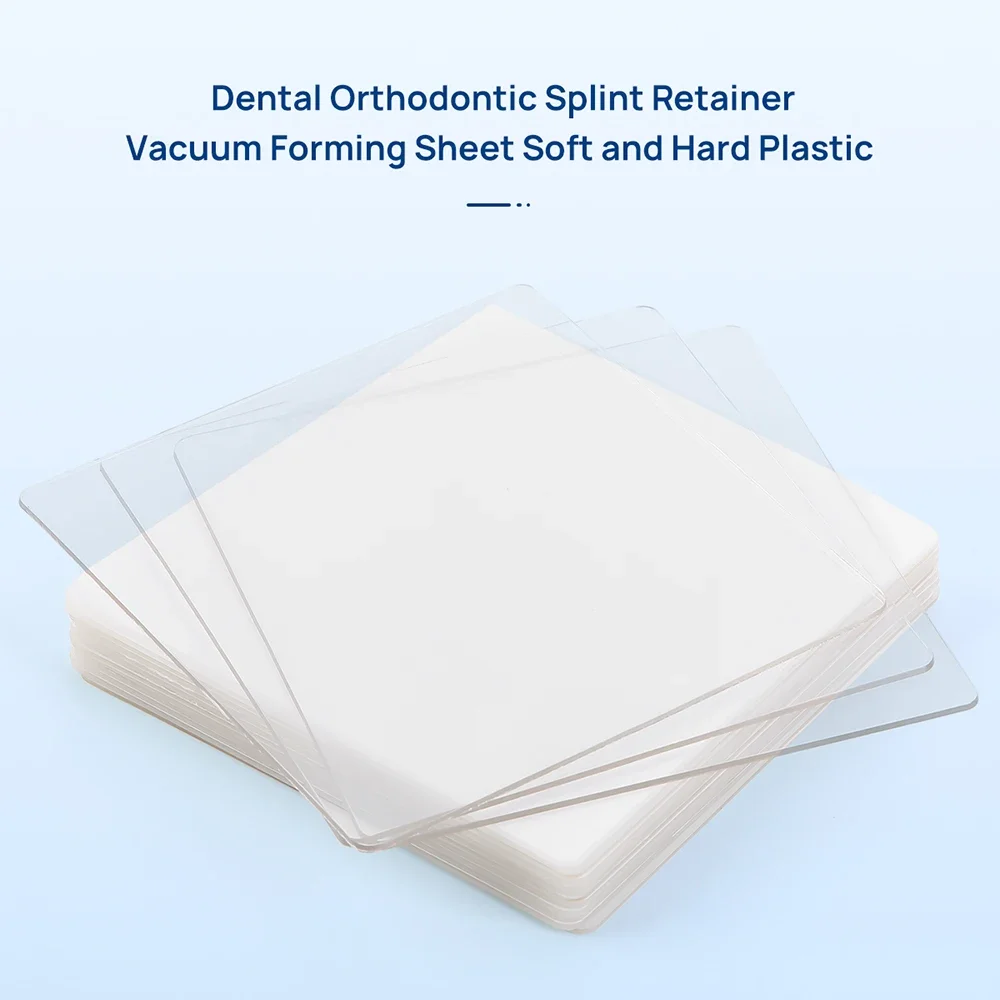 JUMTOP Dental Vacuum Forming Sheet Square Splint Retainer Slice Soft Hard 1.0/1.5/2.0mm Thermoforming Material - view 3